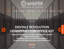 Tablet Screenshot of ambifox.net
